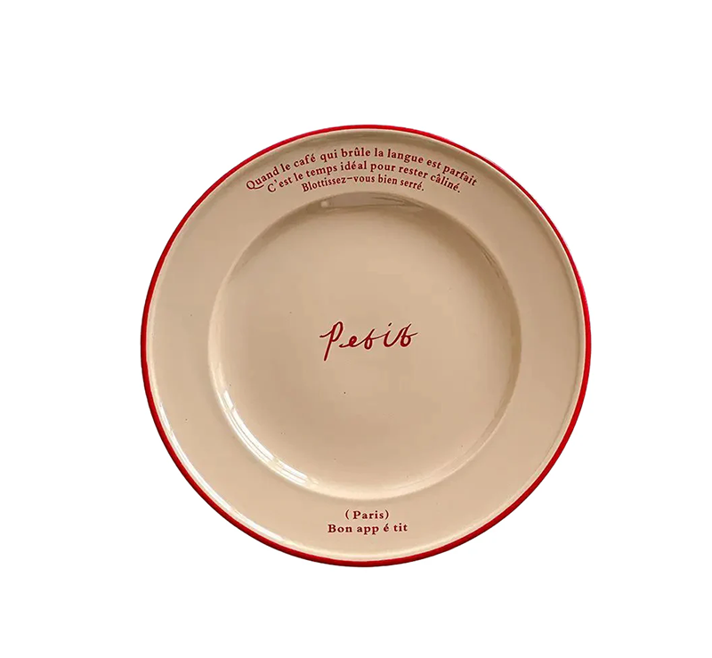 Assiette Josephine Pastel, Style Français Déco