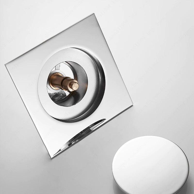 Siphon de Sol Pop-Up 10 cm Laiton Noir