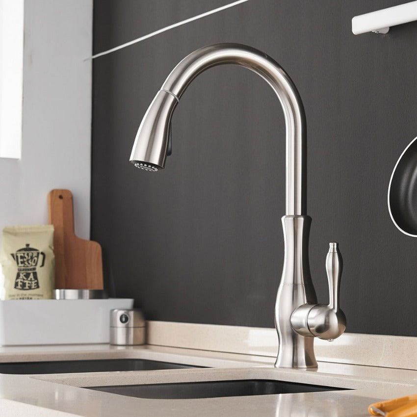 Anton – Mitigeur de Cuisine Rétractable Élégant et Moderne