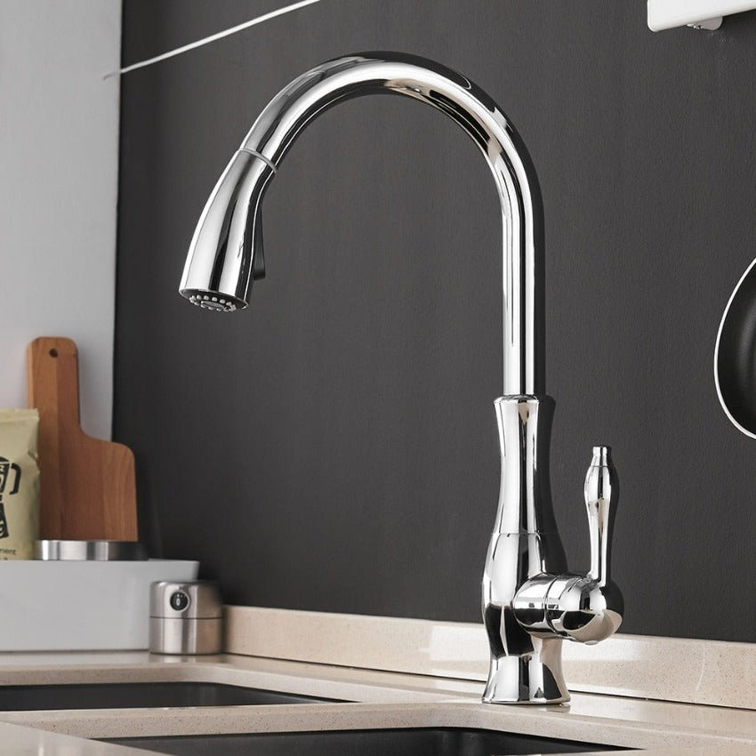 Anton – Mitigeur de Cuisine Rétractable Élégant et Moderne