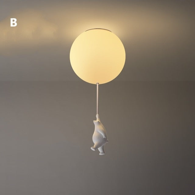 Balloon Bear Deckenleuchte - Lampe de Plafond Ourson avec Ballon