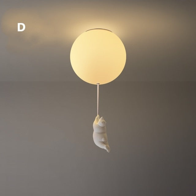 Balloon Bear Deckenleuchte - Lampe de Plafond Ourson avec Ballon
