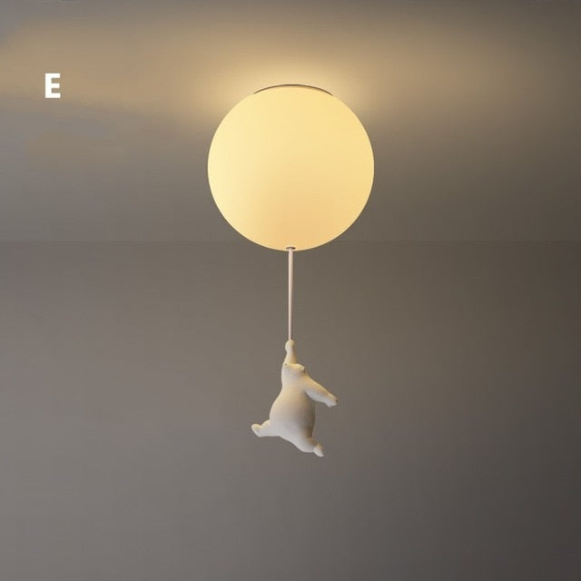 Balloon Bear Deckenleuchte - Lampe de Plafond Ourson avec Ballon