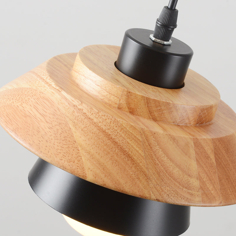 Moderne Nordic Design - Suspension en Bois Scandinave