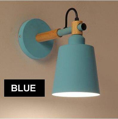 Nordic – Applique Murale LED en Bois et Métal Design Moderne