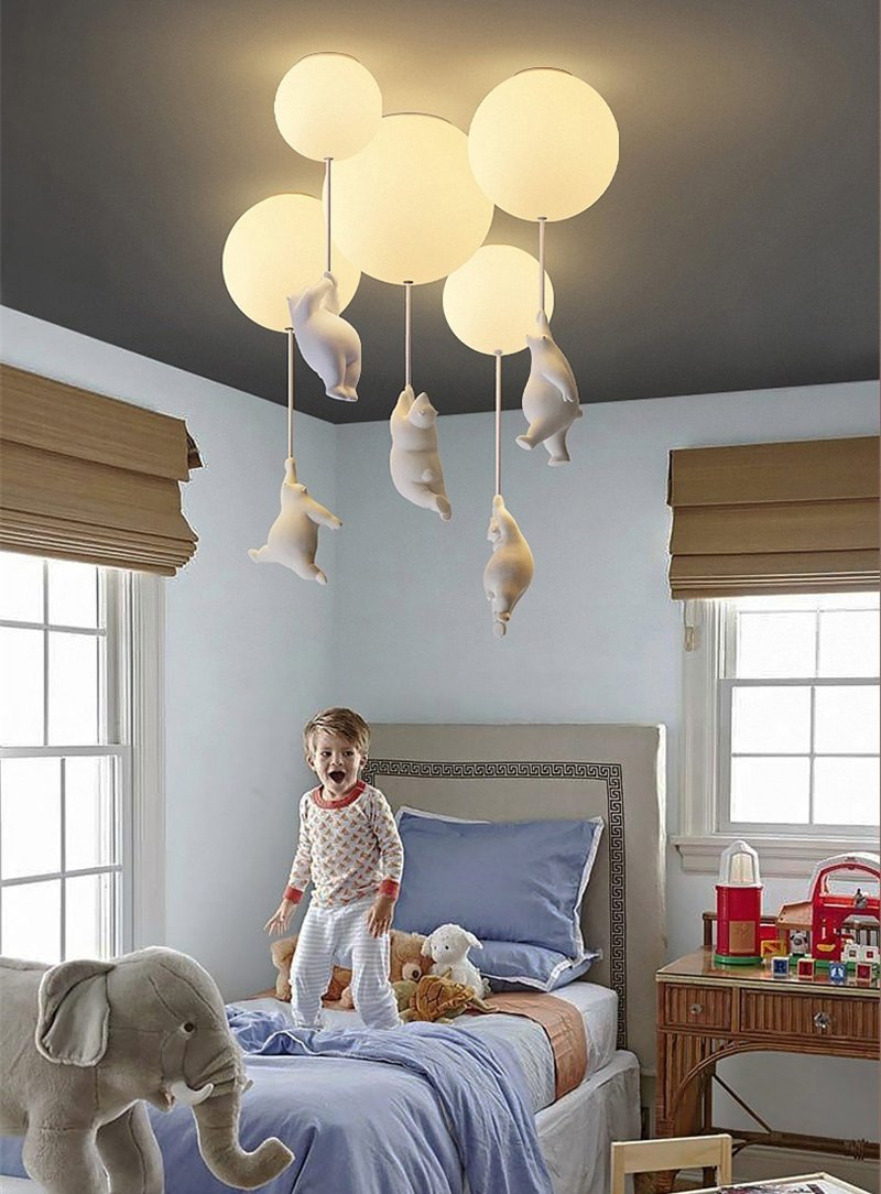 Balloon Bear Deckenleuchte - Lampe de Plafond Ourson avec Ballon