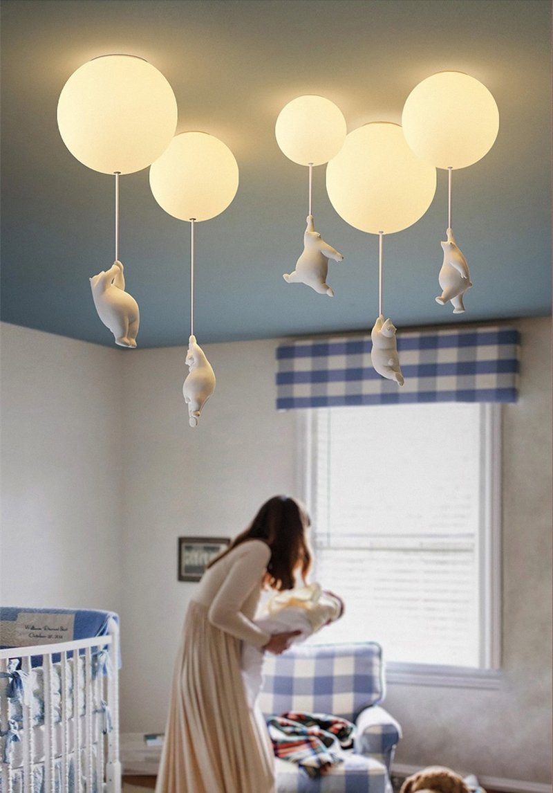 Balloon Bear Deckenleuchte - Lampe de Plafond Ourson avec Ballon
