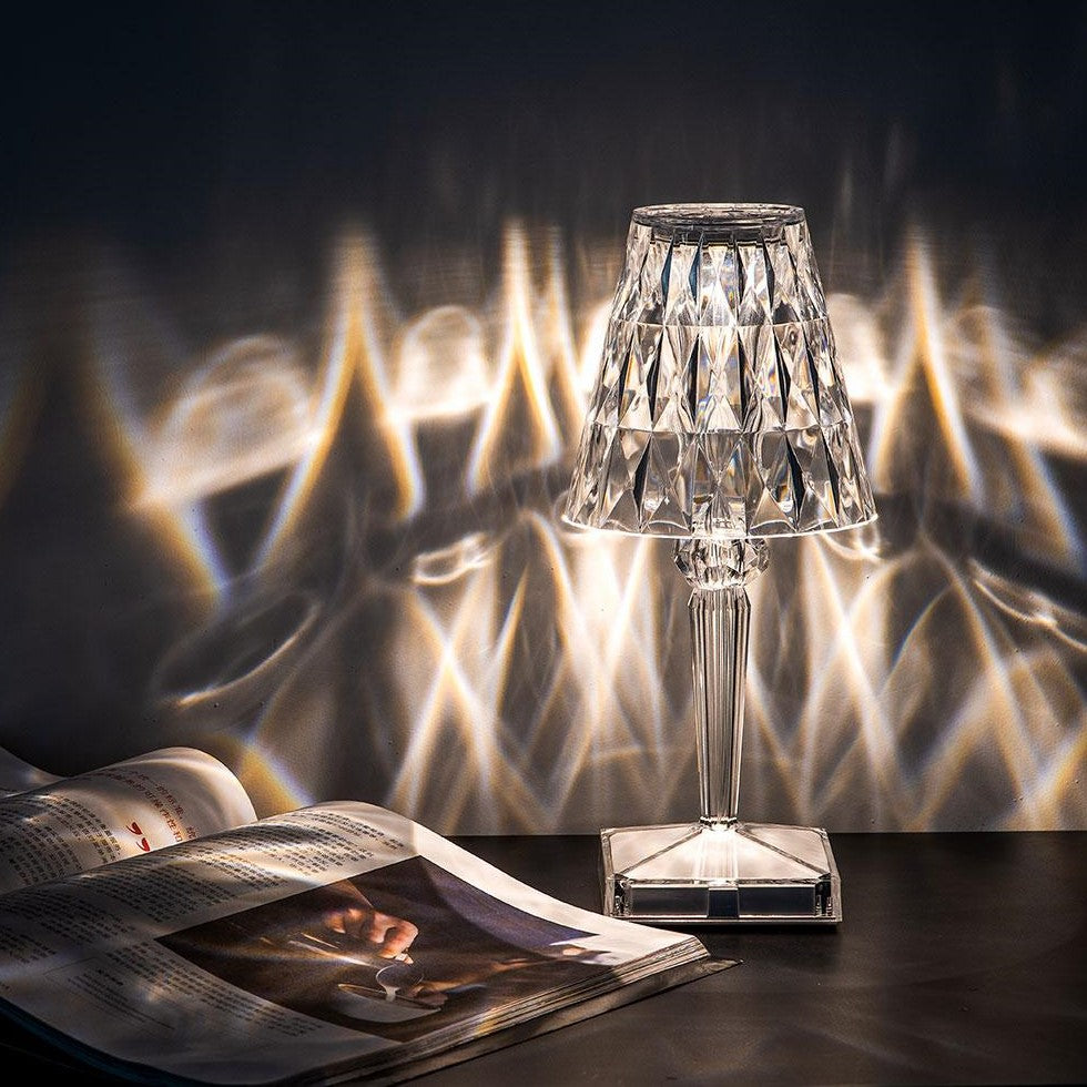 Lampe Cristal Scintillante | Éclairage Élégant et Raffiné