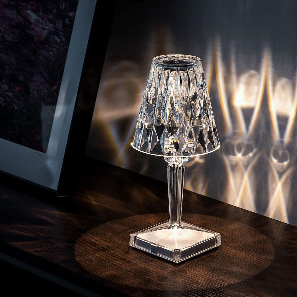 Lampe Cristal Scintillante | Éclairage Élégant et Raffiné