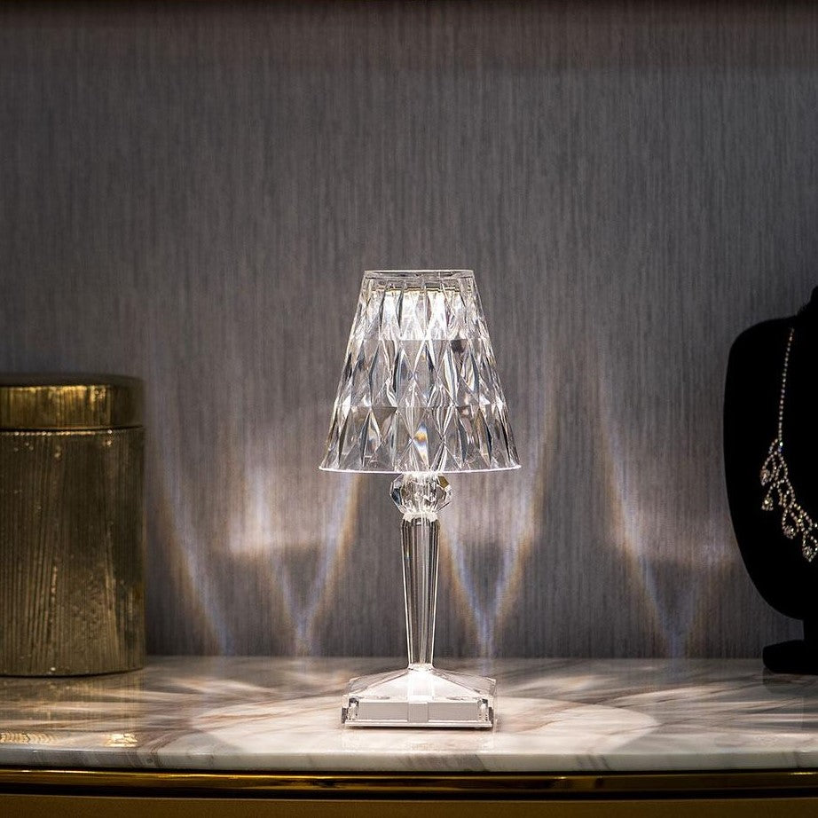 Lampe Cristal Scintillante | Éclairage Élégant et Raffiné