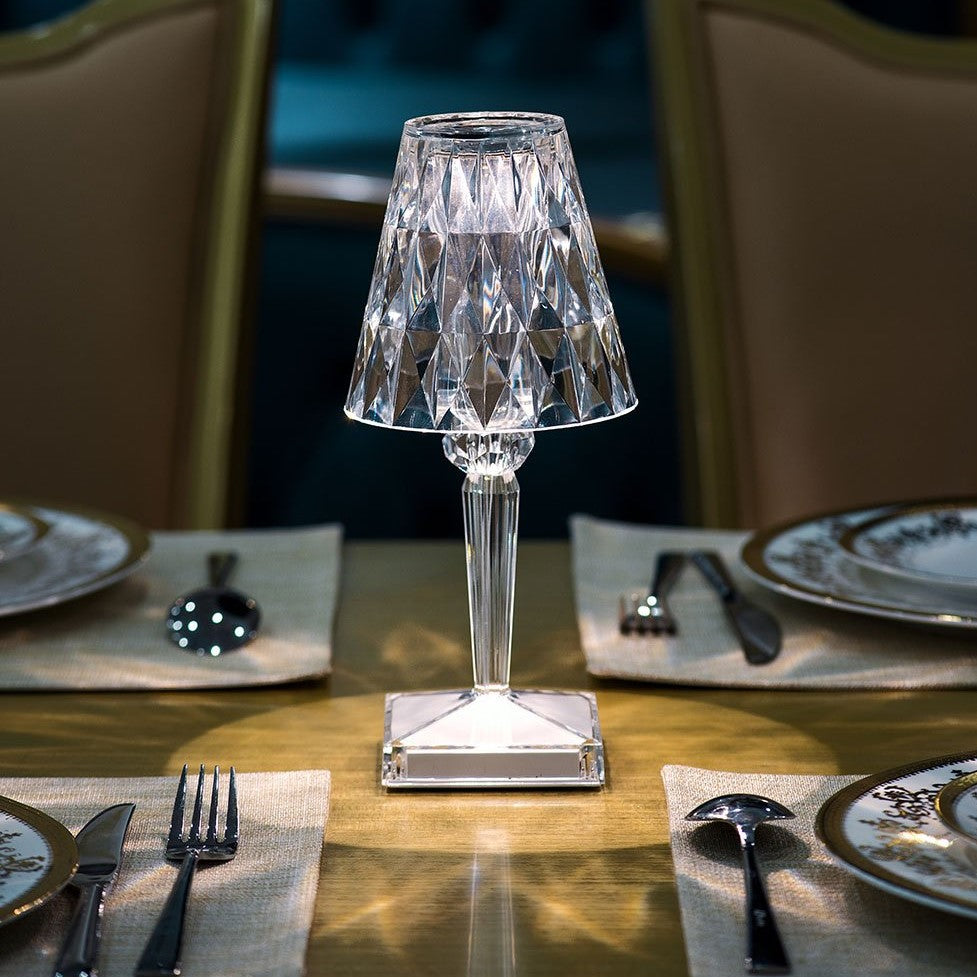 Lampe Cristal Scintillante | Éclairage Élégant et Raffiné