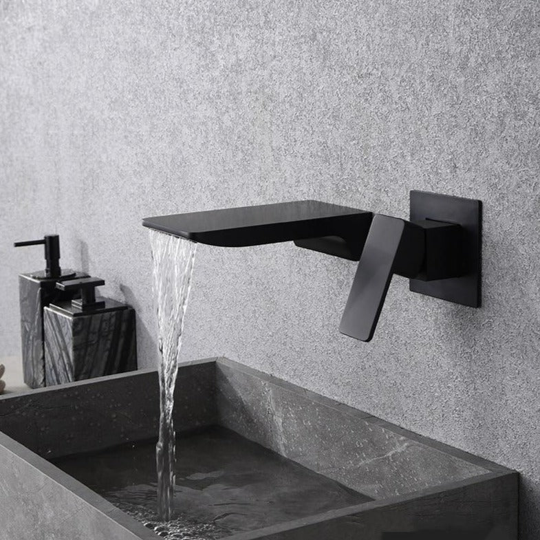 Mitigeur Mural Cascade Moderne – Robinet Design pour Salle de Bain