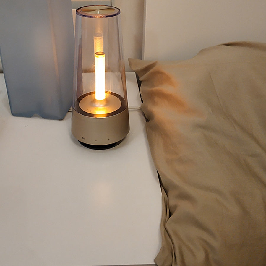 Lampe Haut-Parleur LED Portable Ambiance & Bluetooth