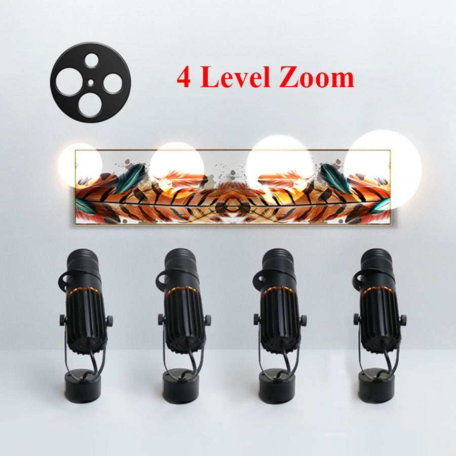 Spot LED COB Orientable Plafond 15W 20W Surface Noir Blanc