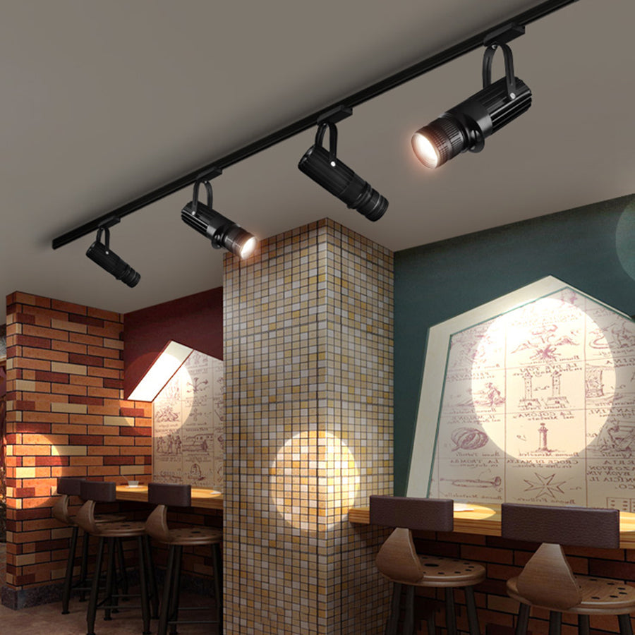 Spot LED COB Orientable Plafond 15W 20W Surface Noir Blanc