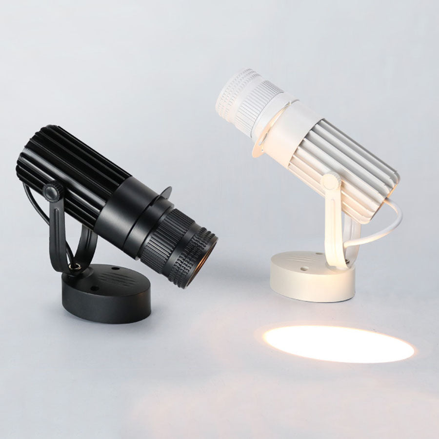 Spot LED COB Orientable Plafond 15W 20W Surface Noir Blanc