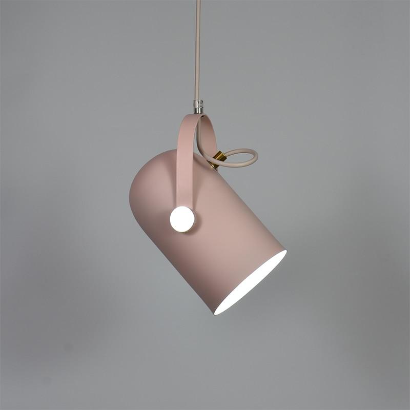 Suspension Nordique, Abat-Jour Incliné, Aluminium, Cordon 47cm