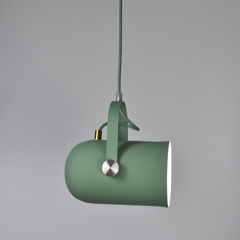 Suspension Nordique, Abat-Jour Incliné, Aluminium, Cordon 47cm