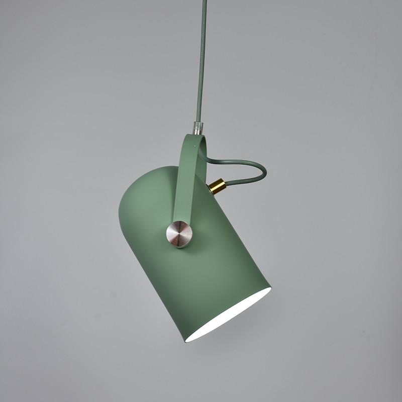 Suspension Nordique, Abat-Jour Incliné, Aluminium, Cordon 47cm