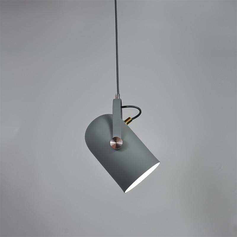 Suspension Nordique, Abat-Jour Incliné, Aluminium, Cordon 47cm