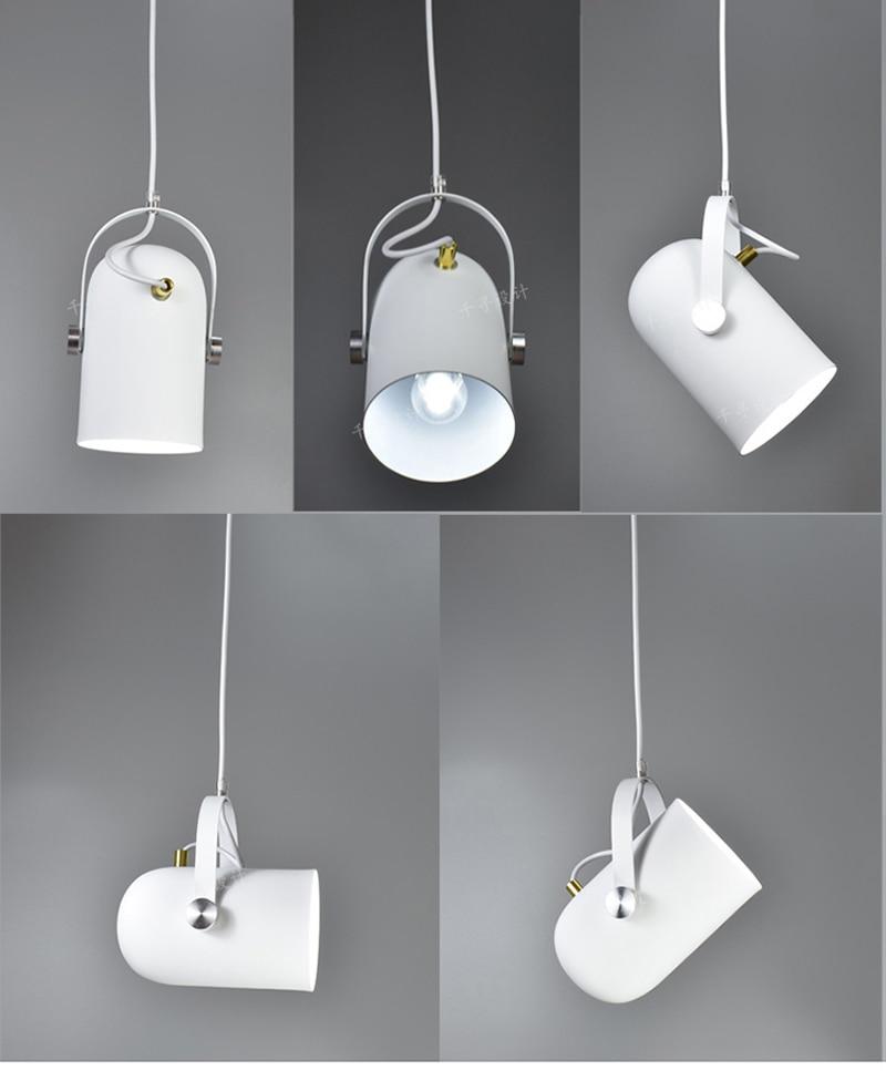 Suspension Nordique, Abat-Jour Incliné, Aluminium, Cordon 47cm