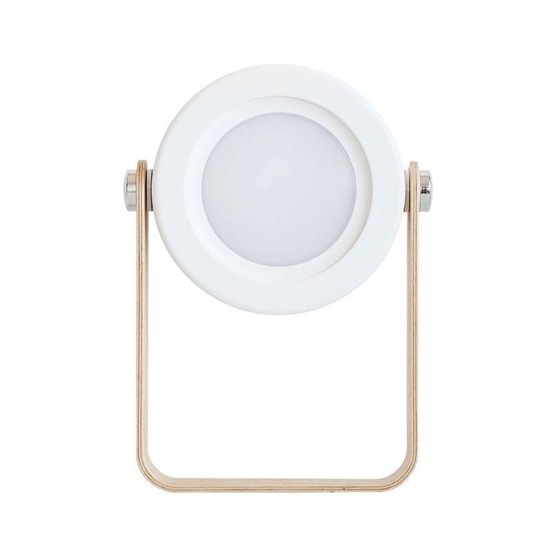 Lanternes Portables Pliables, ABS, Recharge USB, Blanc