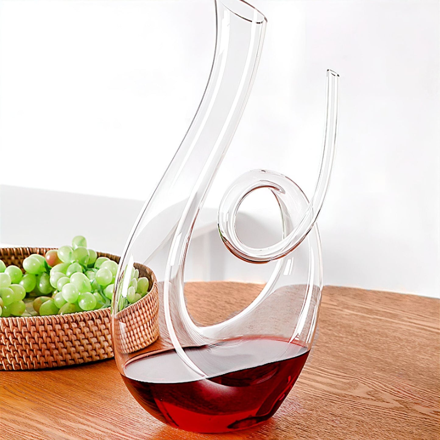 Carafe à Vin Rouge en Forme de Cygne – Élégance Sculpturale pour les Amateurs de Vin