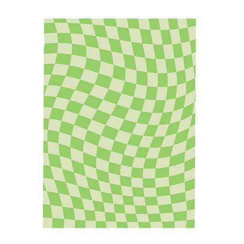 Tapis Damier Rétro Coloré – 7 Styles Antidérapants pour Salon ou Chambre