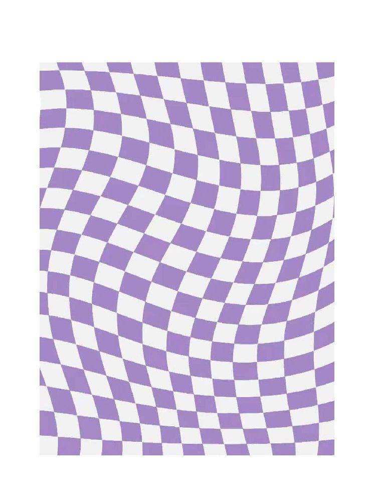 Tapis Damier Rétro Coloré – 7 Styles Antidérapants pour Salon ou Chambre