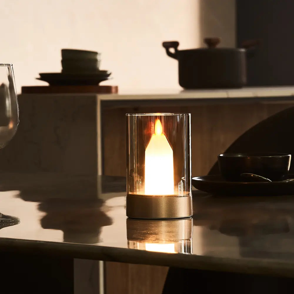 Lampe LED Effet Bougie – Contrôle Gestuel Élégant