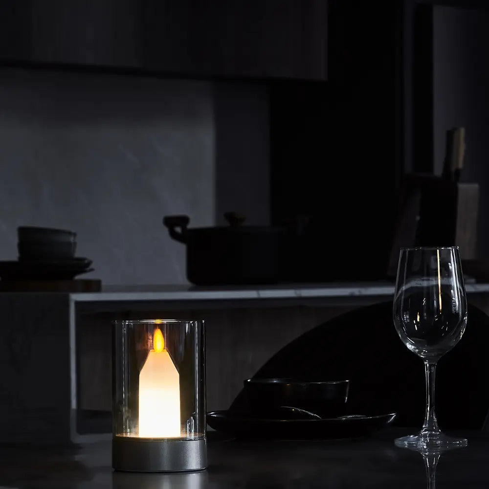 Lampe LED Effet Bougie – Contrôle Gestuel Élégant