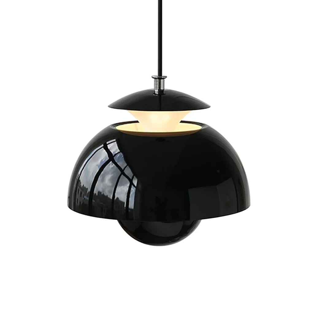 Suspension Métallique Sphérique Ymir – Élégance Nordique au Design Artistique