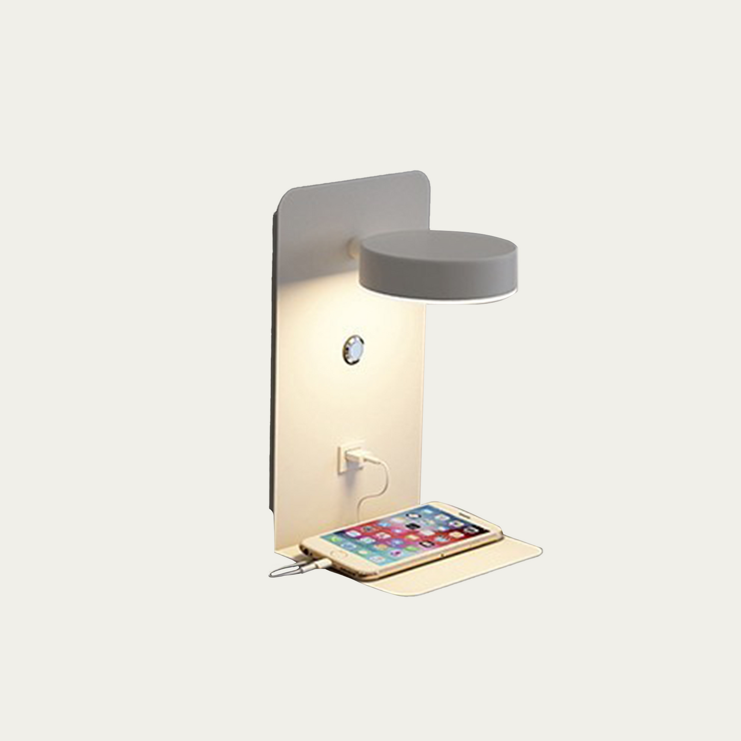 Applique Murale Intérieure LED Kaye – Design Moderne avec Rotation et Charge USB