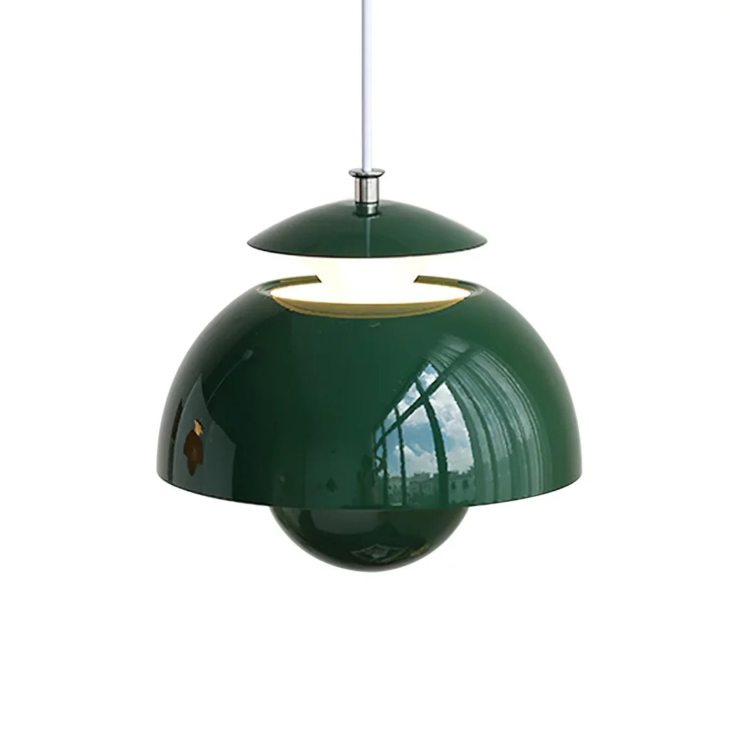Suspension Métallique Sphérique Ymir – Élégance Nordique au Design Artistique