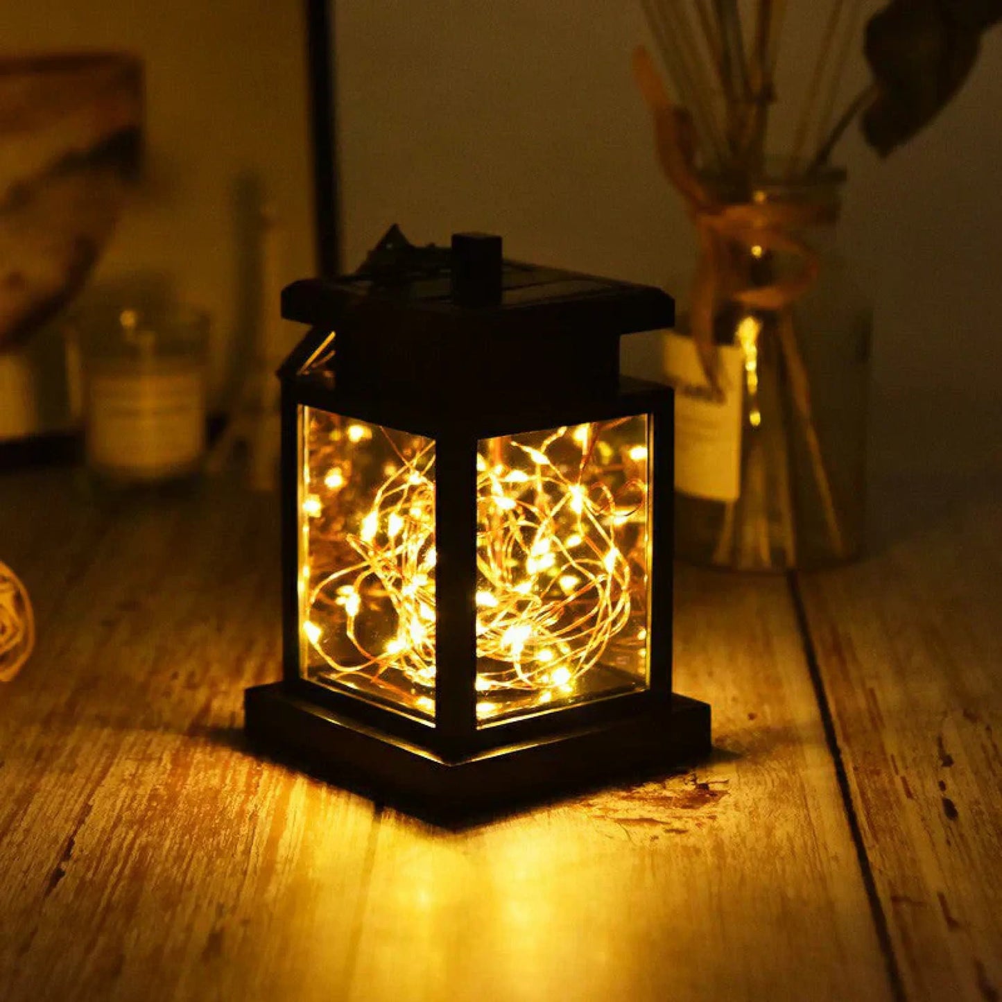 Lanterne Solaire LED Extérieure – Style Rétro, Résistante IP55
