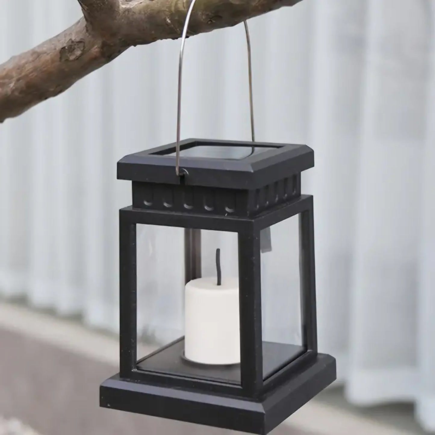 Lanterne Solaire LED Extérieure – Style Rétro, Résistante IP55