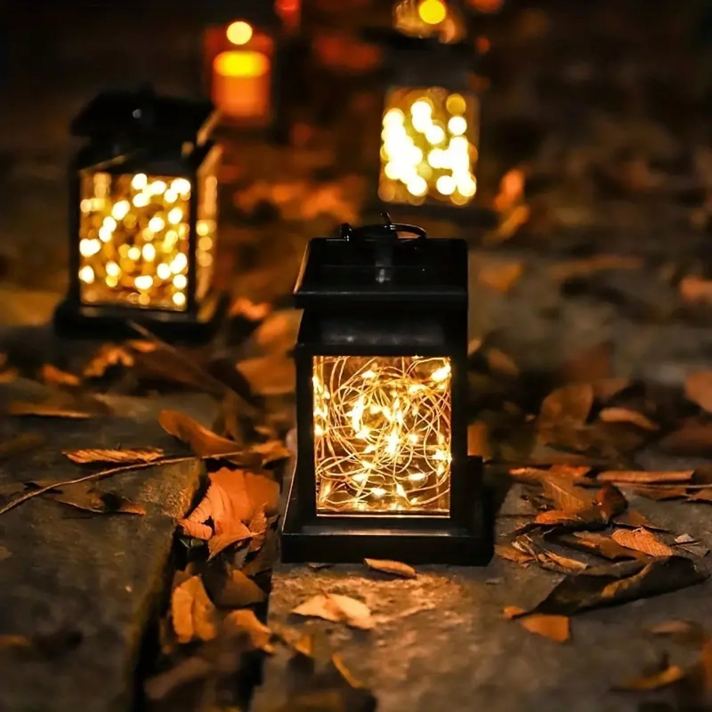 Lanterne Solaire LED Extérieure – Style Rétro, Résistante IP55