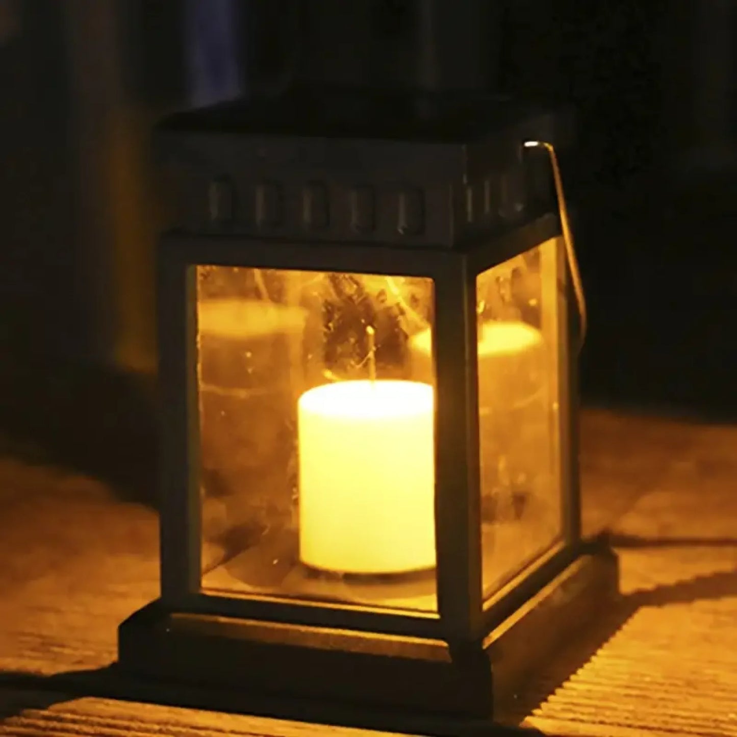Lanterne Solaire LED Extérieure – Style Rétro, Résistante IP55