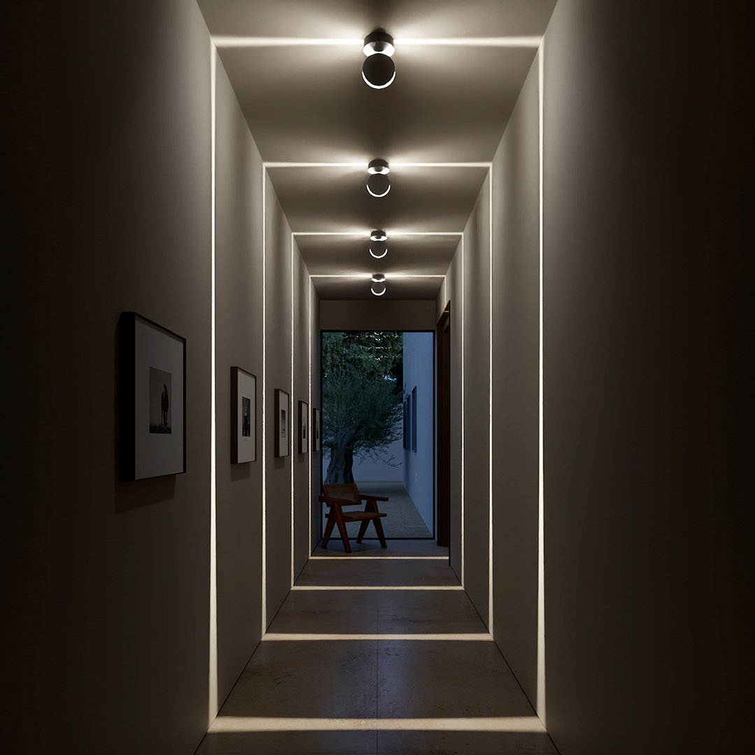 LUMO | Plafonnier LED Moderne en Aluminium Blanc