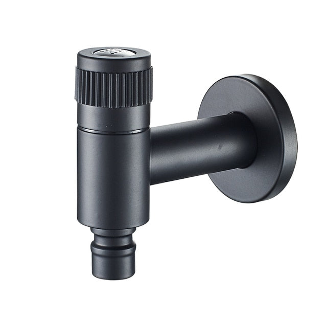 Robinet Mural Extérieur Inox 304 Noir