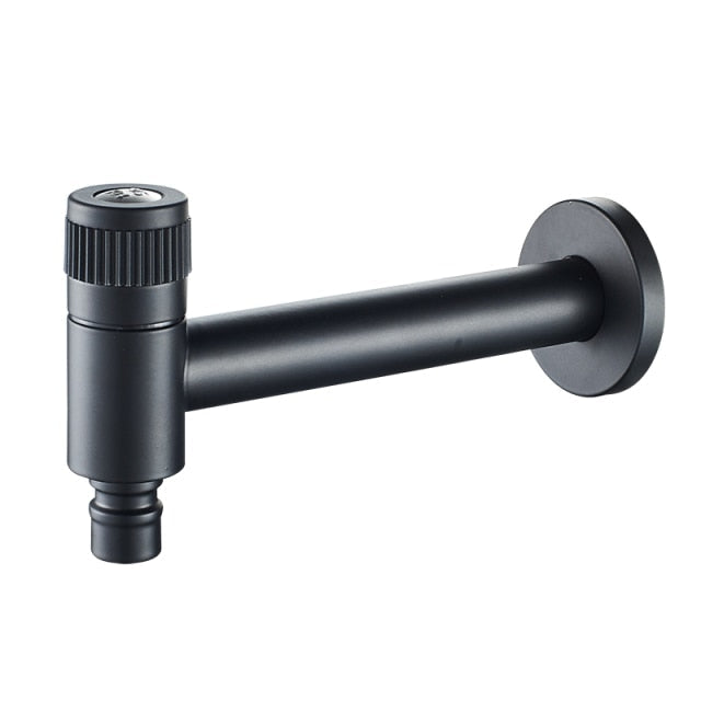 Robinet Mural Extérieur Inox 304 Noir