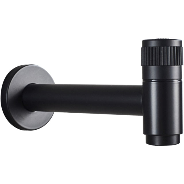 Robinet Mural Extérieur Inox 304 Noir