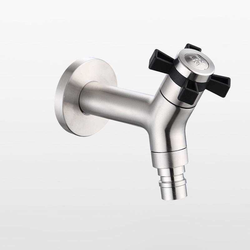 Robinet Mural Extérieur Inox 304 Noir