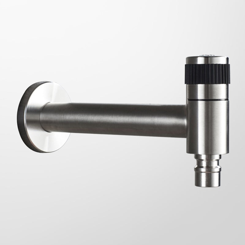 Robinet Mural Extérieur Inox 304 Noir
