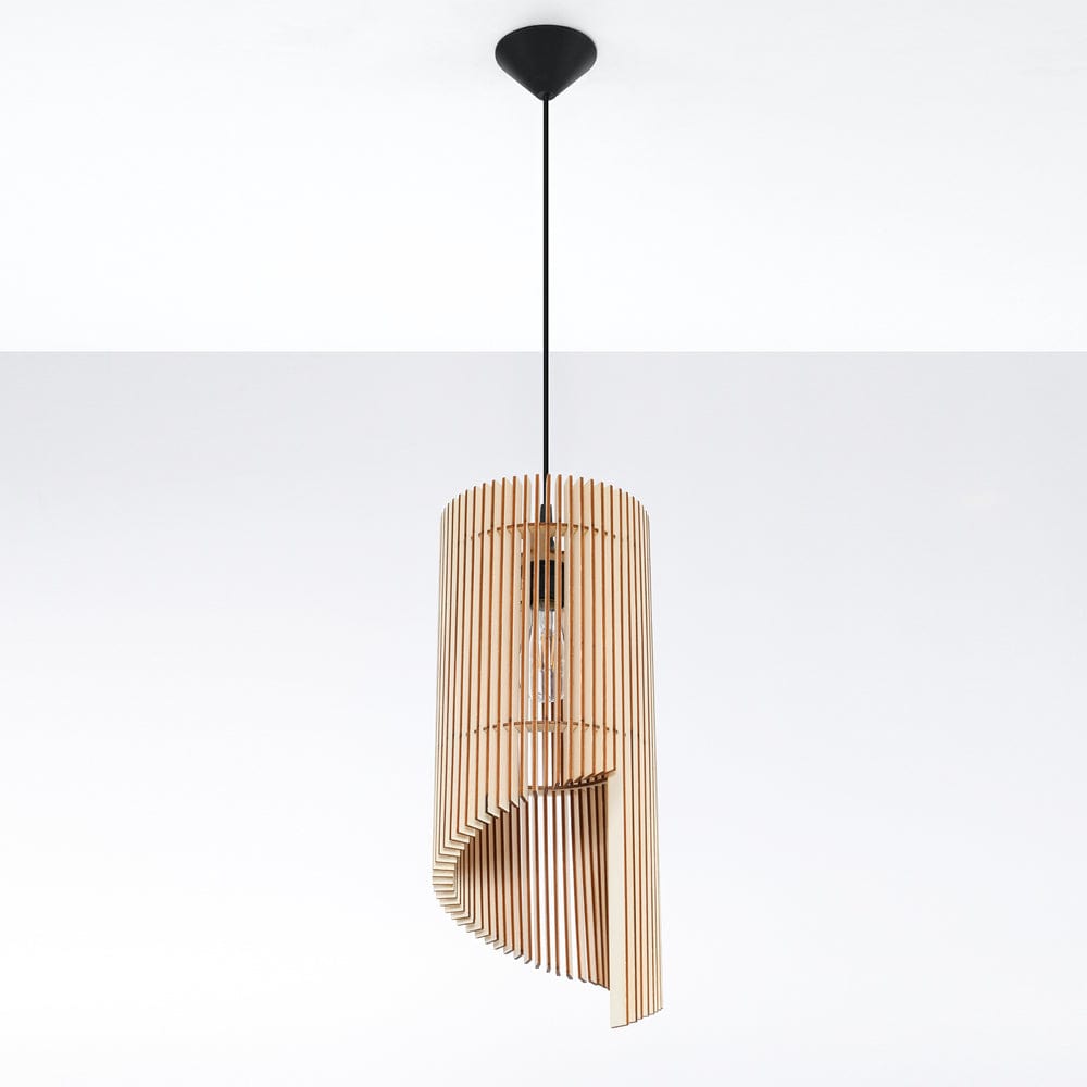 Suspension Bois Massif Design Scandinave
