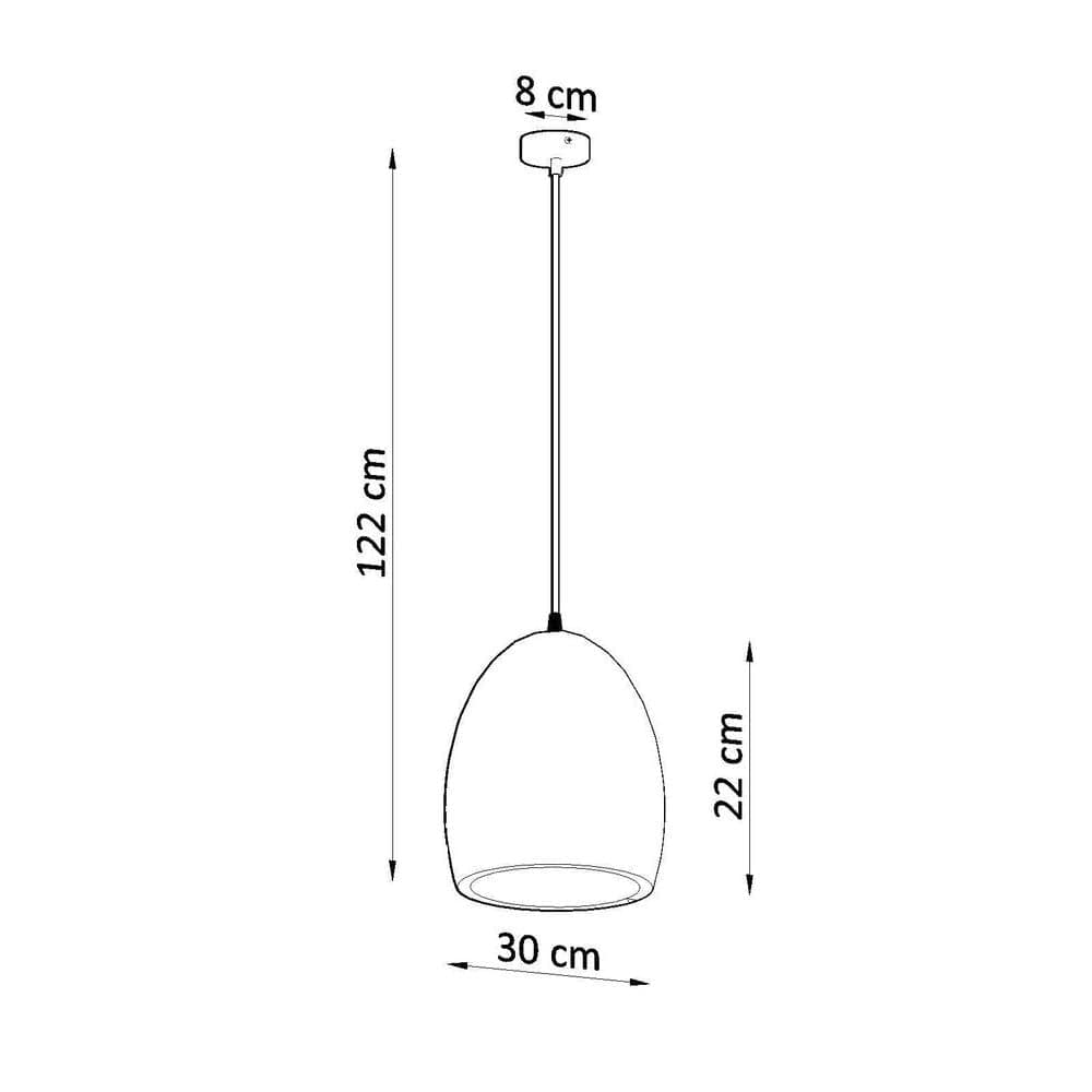 Suspension Céramique Blanche – Design Moderne