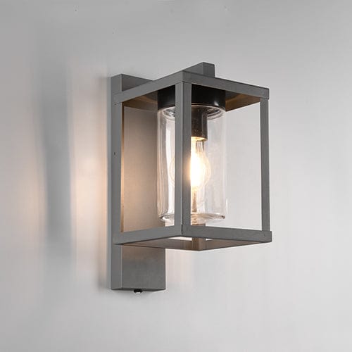 Applique Murale Extérieure Verre et Aluminium Anthracite