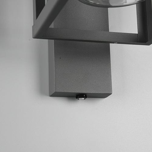 Applique Murale Extérieure Verre et Aluminium Anthracite