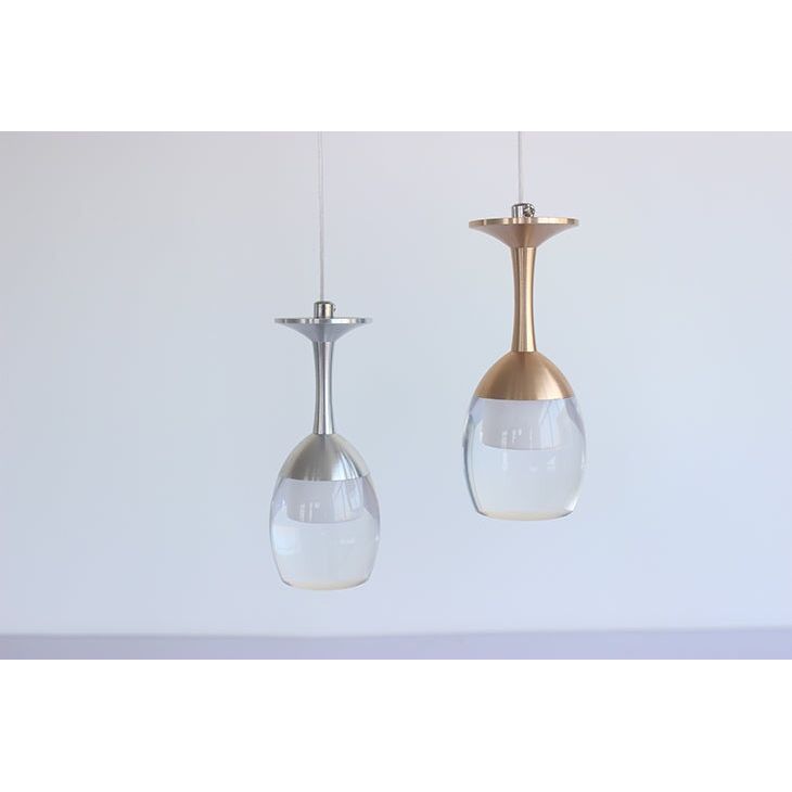 Suspension Verre à Vin LED, Hauteur Réglable, Design Bar