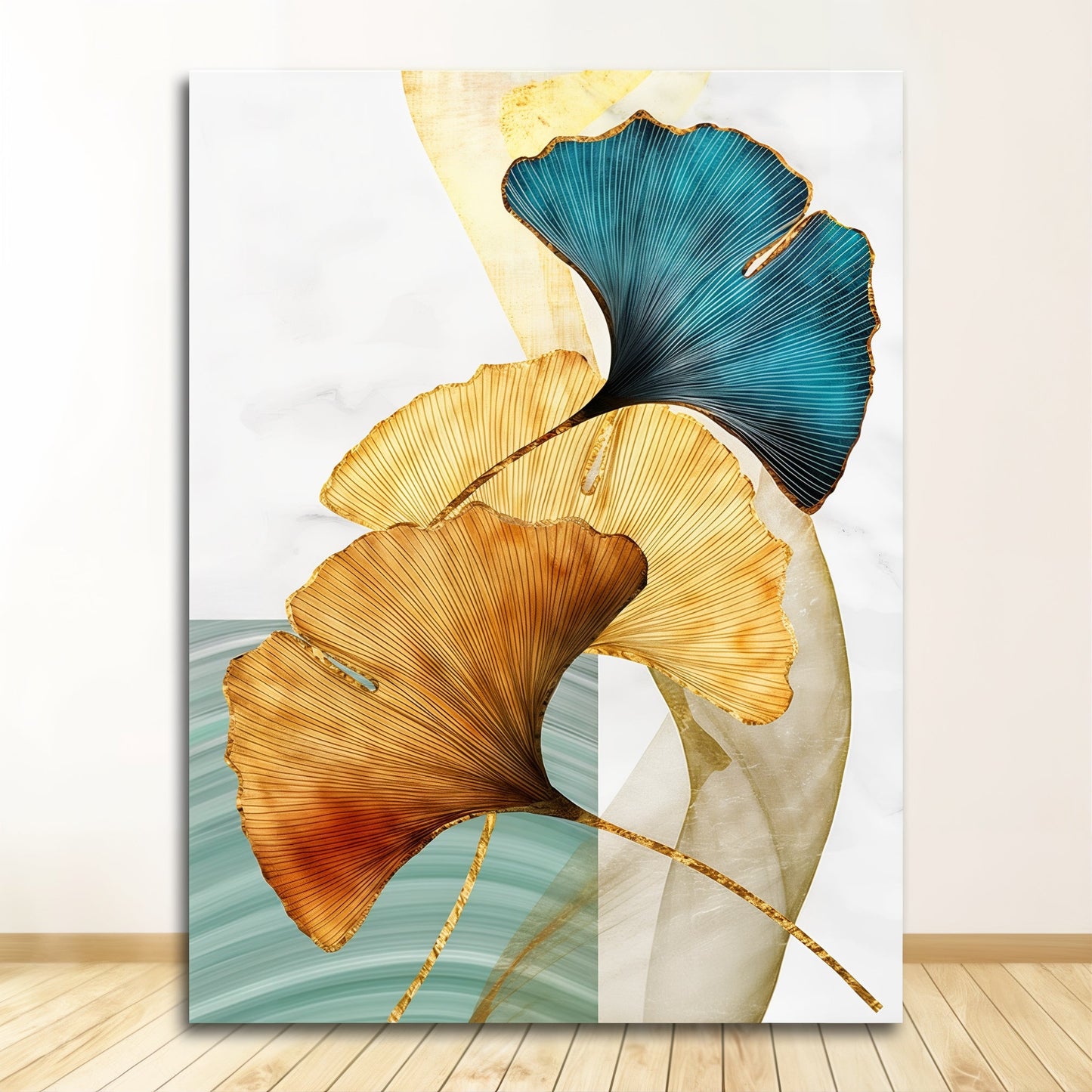 Tableau Borlange – Fleurs Scandinaves en Triptyque